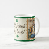 St Patrick, Bischof von Irland Kaffeetasse (VorderseiteRechts)