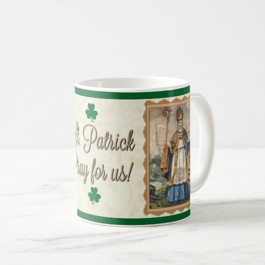 St Patrick, Bischof von Irland Kaffeetasse (VorderseiteRechts)