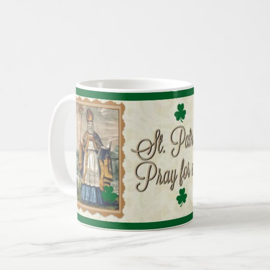 St Patrick, Bischof von Irland Kaffeetasse (Vorderseite Links)