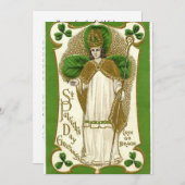 St. Patrick Bishop Kleeblatts Gebet irisch (Vorne/Hinten)