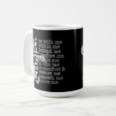 St Patrick Breastplate Gebet Kaffeetasse (Vorderseite Links)