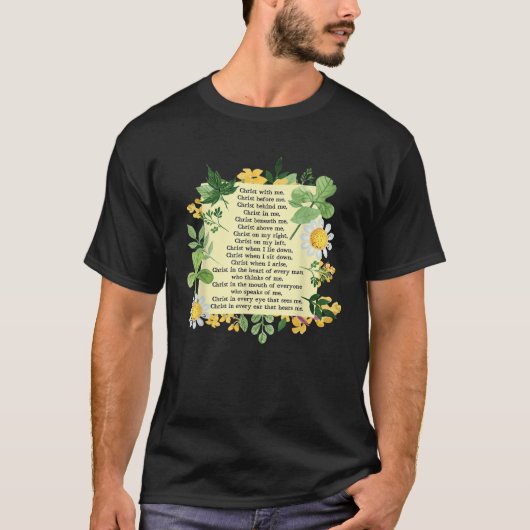 St Patrick Breastplate Gebet Patrick s Day Kathol T-Shirt (Vorderseite)
