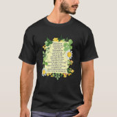 St Patrick Breastplate Gebet Patrick's Day Kathol T-Shirt (Vorderseite)