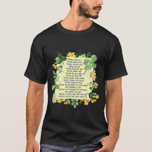 St Patrick Breastplate Gebet Patrick's Day Kathol T-Shirt