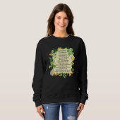 St Patrick Breastplate Prayer Patrick's Day Cathol Sweatshirt (Vorne ganz)