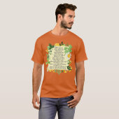 St Patrick Breastplate Prayer Patricks Day T-Shirt (Vorne ganz)