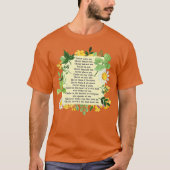 St Patrick Breastplate Prayer Patricks Day T-Shirt (Vorderseite)