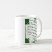 St Patrick Brustplatte Kaffeetasse (VorderseiteRechts)