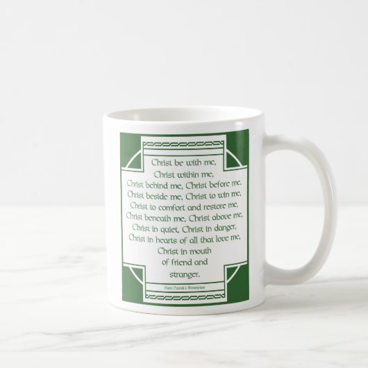 St Patrick Brustplatte Kaffeetasse (Rechts)
