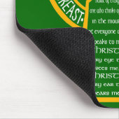 St Patrick Brustplatte Mousepad (Ecke)