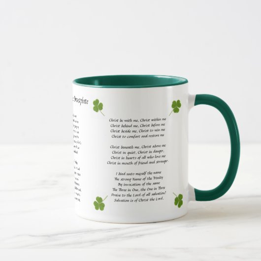 St Patrick Brustplatten-Tasse Tasse (Rechts)