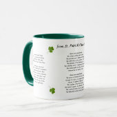 St Patrick Brustplatten-Tasse Tasse (Vorderseite Links)