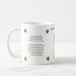 St Patrick Brustplatten-Tasse Tasse