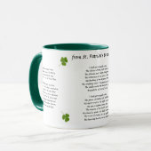St Patrick Brustplatten-Tasse Tasse (Vorderseite Links)
