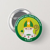 St Patrick Button (Vorne & Hinten)