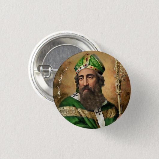 St. Patrick Button Pin (Vorne & Hinten)