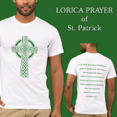 St. Patrick Celtic Cross Lorica Gebet T-Shirt
