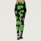 St. Patrick Clover Pattern Leggings (Rückseite)