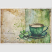 St. Patrick Coffee Gaelic Green Fusion Seidenpapier (Vorderseite)