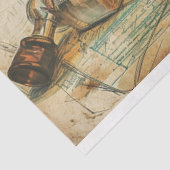 St Patrick Coffee Mocha Magic Irish Charms Seidenpapier (Ausschnitt)