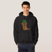 St Patrick Dackel Hoodie (Vorne ganz)