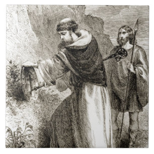 St Patrick, das Connals Schild mit dem Kreuz Fliese