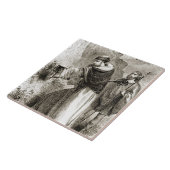 St Patrick, das Connals Schild mit dem Kreuz Fliese (Seite)