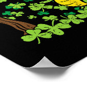 St Patrick Day Alligator Kleeblatt Saint Pattys Me Poster (Ecke)