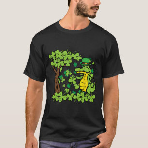 St Patrick Day Alligator Kleeblatt Saint Pattys Me T-Shirt