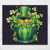 St. Patrick Day Bierflaschenetikett (Einzelnes Label)