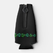 St Patrick Day Birthday Lasse Party Kleeblatt Flaschenkühler (Rückseite)