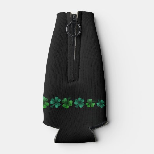 St Patrick Day Birthday Lasse Party Kleeblatt Flaschenkühler (Rückseite)