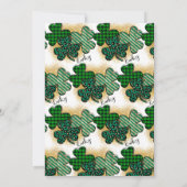 St Patrick Day Birthday Party Einladung (Rückseite)