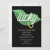 St Patrick Day Brautparty Lip Einladung (Vorderseite)