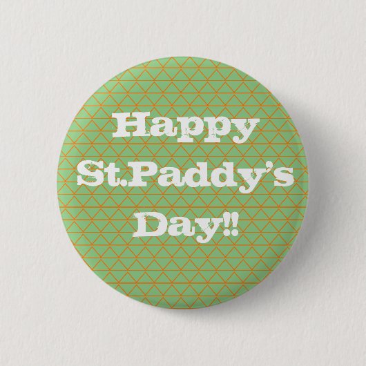 St.Patrick' Day Button (Vorderseite)