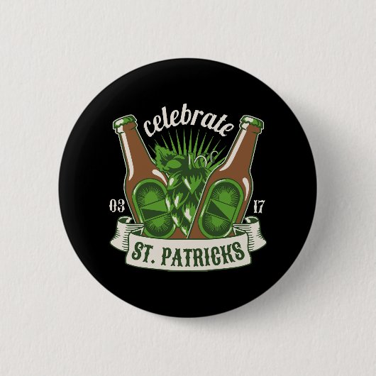 St. Patrick Day Button (Vorderseite)