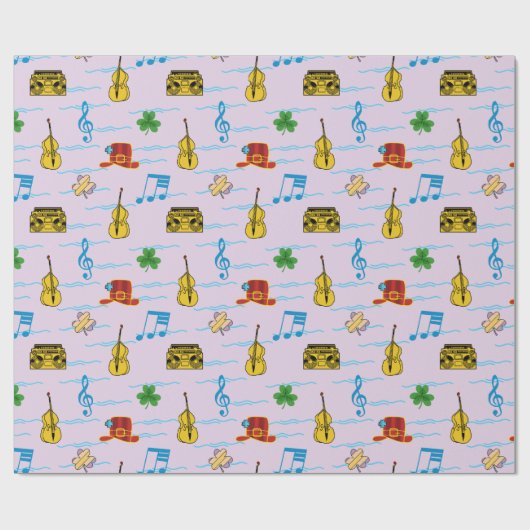 St. Patrick day Geschenkpapier (Flach)