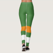 St Patrick Day Green Ireland Colors Leggings (Rückseite)