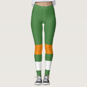 St Patrick Day Green Ireland Colors Leggings (Vorderseite)