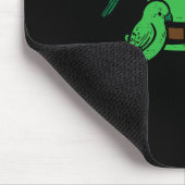 St Patrick Day Hat Birds Saint Paddys Kardinal Men Mousepad (Ecke)