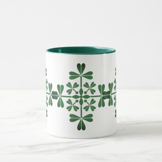 St. Patrick Day Irish Green Kleeblatts Tasse (Zentrum)