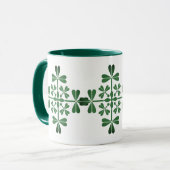 St. Patrick Day Irish Green Kleeblatts Tasse (Vorderseite Links)