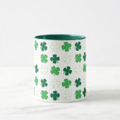 St. Patrick Day Irish Green Kleeblatts Tasse (Zentrum)