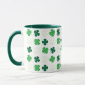 St. Patrick Day Irish Green Kleeblatts Tasse (Links)