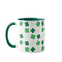 St. Patrick Day Irish Green Kleeblatts Tasse