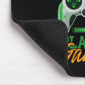 St Patrick Day Irish Kids Gamer P is for play V Mousepad (Ecke)