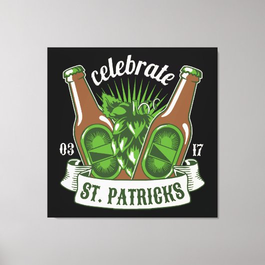 St. Patrick Day Leinwanddruck (Vorderseite)