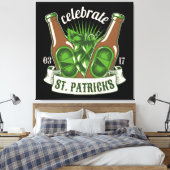 St. Patrick Day Leinwanddruck (Insitu (Schlafzimmer))