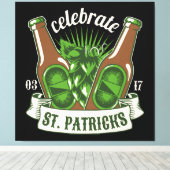 St. Patrick Day Leinwanddruck (Insitu (Holzboden))