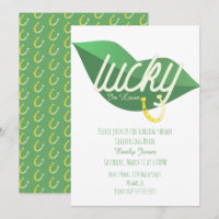 St Patrick Day Lucky Brautparty Lip Green